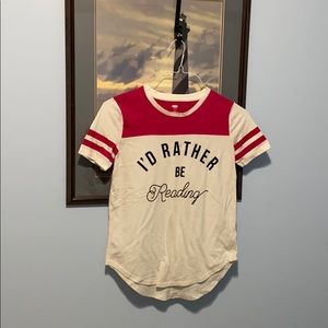 I’d Rather Be Reading T shirt